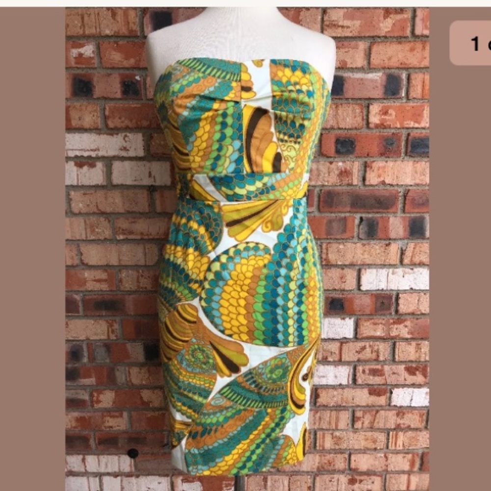 Banana Republic Trina Turk Strapless Dress